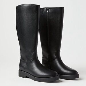 Loft Tall Black Leather Boots